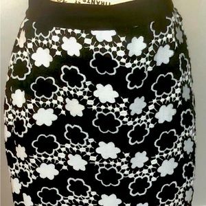 Ann Taylor Embroidered Pencil Skirt Sz 6